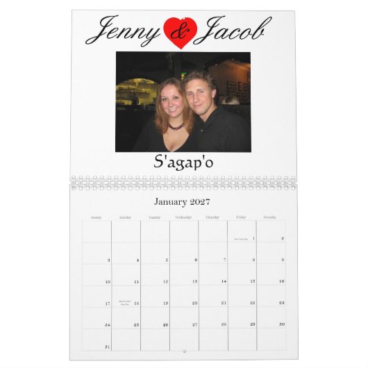 kerstcadeau kalender (Jan 2027)