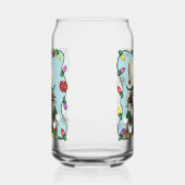Kerstcadeau Kat Groen Grappig Blikvorm Glas (Links)
