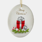 kerstcadeau keramisch ornament (Rechts)