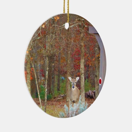 kerstcadeau keramisch ornament (Rechts)