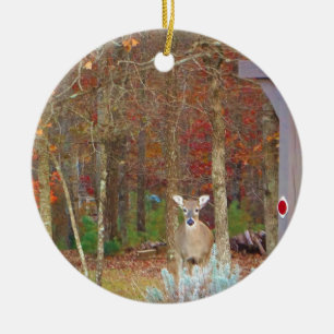 kerstcadeau keramisch ornament