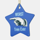 kerstcadeau keramisch ornament (Links)