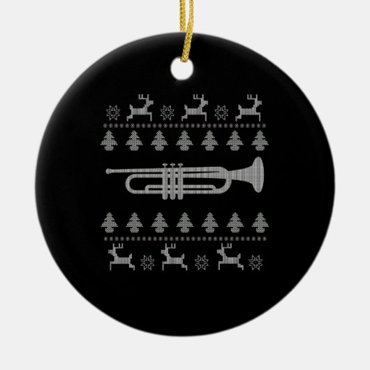 kerstcadeau keramisch ornament (Voorkant)
