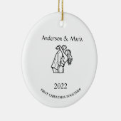 kerstcadeau keramisch sieraadje keramisch ornament (Rechts)