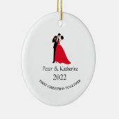 kerstcadeau keramisch sieraadje ornament (Rechts)