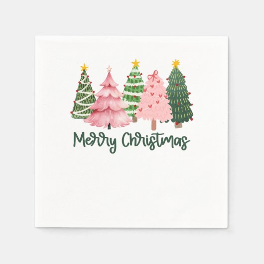Kerstcadeau Kerstboom Servet (Voorkant)