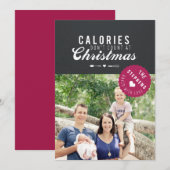 kerstcadeau kerstcadeau label met kerstcadeau feestdagenkaart (Voorkant / Achterkant)