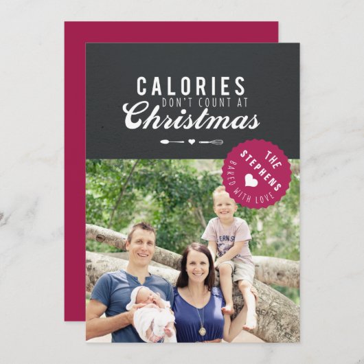 kerstcadeau kerstcadeau label met kerstcadeau feestdagenkaart (Voorkant / Achterkant)