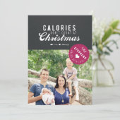 kerstcadeau kerstcadeau label met kerstcadeau feestdagenkaart (Staand voorkant)