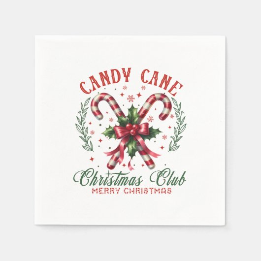 Kerstcadeau Kerstclub Servet (Voorkant)