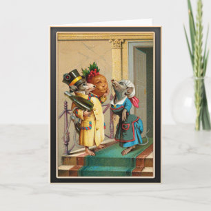 kerstcadeau - kerstkaarten feestdagen kaart