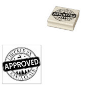 Kerstcadeau Kerstman Twee keer controleren Rubberstempel (Gestempeld)