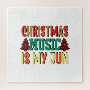 Kerstcadeau Kerstmuziek is mijn jun Legpuzzel