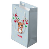 kerstcadeau klein cadeauzakje (Achterkant Gekanteld)