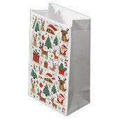 kerstcadeau klein cadeauzakje (Achterkant Gekanteld)