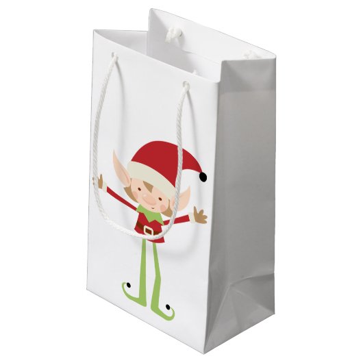 kerstcadeau klein cadeauzakje (Achterkant Gekanteld)