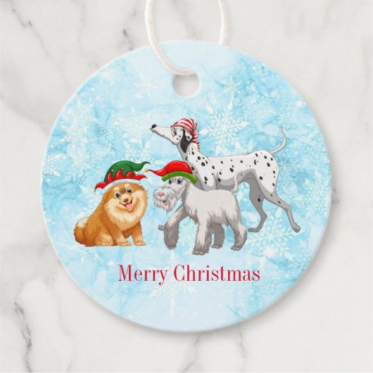 kerstcadeau-Label Bedankjes Labels (Voorkant)