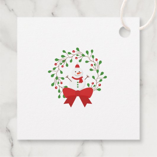 kerstcadeau-Label Bedankjes Labels (Achterkant)