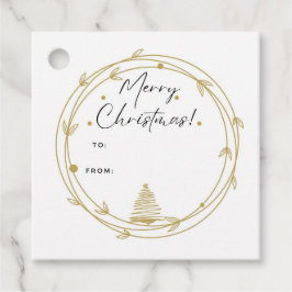 kerstcadeau-Label Bedankjes Labels