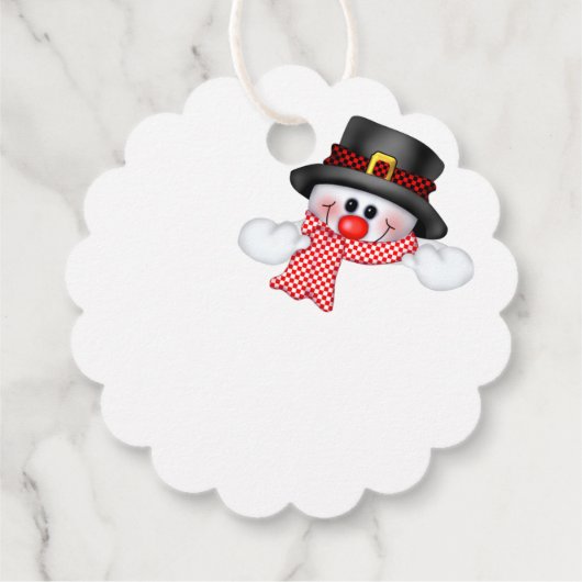 kerstcadeau-Label Bedankjes Labels (Achterkant)