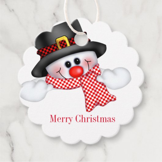 kerstcadeau-Label Bedankjes Labels (Voorkant)