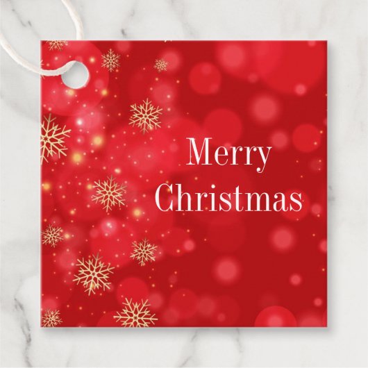 kerstcadeau-Label Bedankjes Labels (Voorkant)