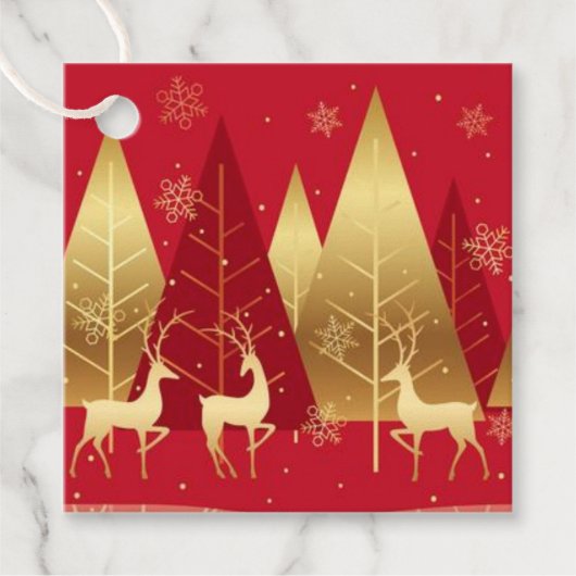 kerstcadeau-Label Bedankjes Labels (Voorkant)