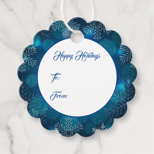 kerstcadeau-Label Bedankjes Labels (Voorkant)