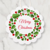 kerstcadeau-Label Bedankjes Labels (Voorkant)