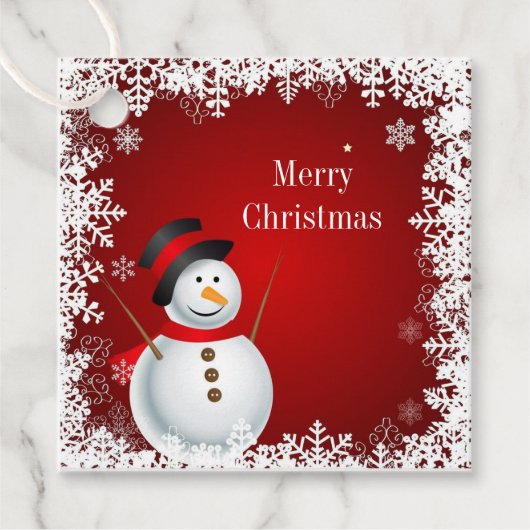 kerstcadeau-Label Bedankjes Labels (Voorkant)