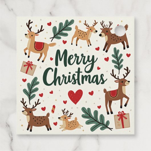 kerstcadeau-Label Bedankjes Labels (Achterkant)