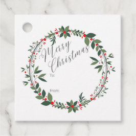 kerstcadeau-Label Bedankjes Labels