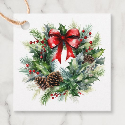 kerstcadeau-Label Bedankjes Labels (Voorkant)