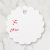 kerstcadeau-Label Bedankjes Labels (Achterkant)