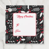 kerstcadeau-Label Bedankjes Labels (Voorkant)