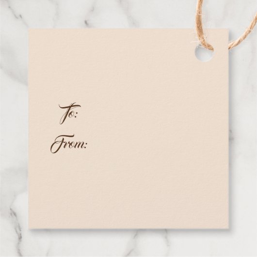 kerstcadeau-Label Bedankjes Labels (Achterkant)