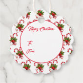 kerstcadeau-Label Bedankjes Labels (Voorkant)