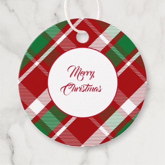 kerstcadeau-Label Bedankjes Labels (Voorkant)