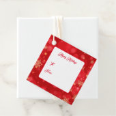 kerstcadeau-Label Bedankjes Labels (In situ)