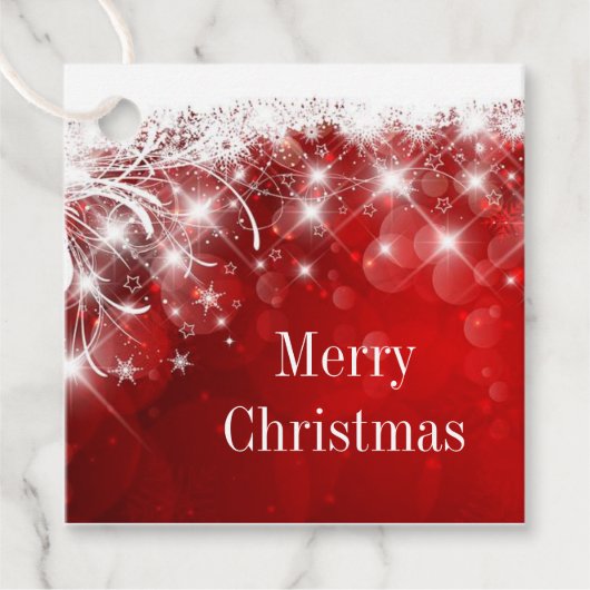 kerstcadeau-Label Bedankjes Labels (Voorkant)