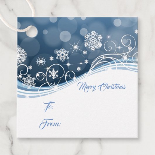 kerstcadeau-Label Bedankjes Labels (Voorkant)