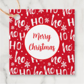 kerstcadeau-Label Bedankjes Labels (Voorkant)