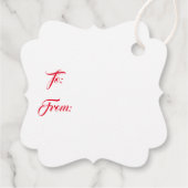 kerstcadeau-Label Bedankjes Labels (Achterkant)