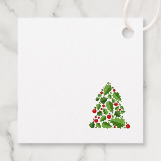 kerstcadeau-Label Bedankjes Labels (Achterkant)