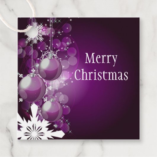 kerstcadeau-Label Bedankjes Labels (Voorkant)