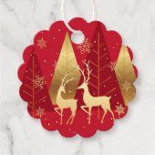 kerstcadeau-Label Bedankjes Labels (Voorkant)