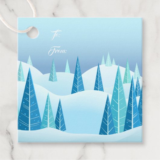 kerstcadeau-Label Bedankjes Labels (Voorkant)