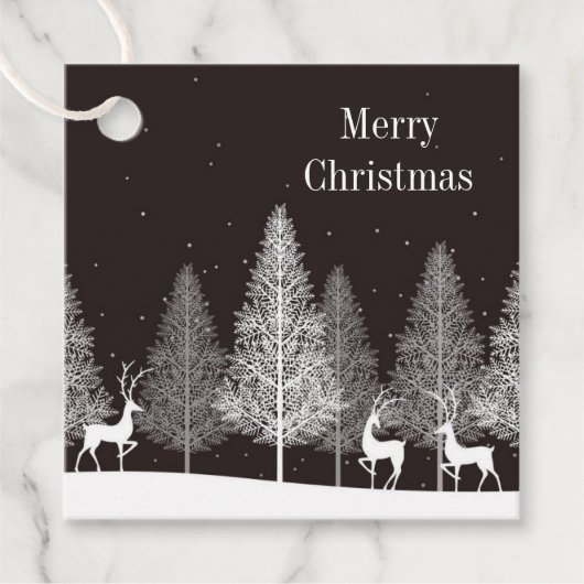 kerstcadeau-Label Bedankjes Labels (Voorkant)