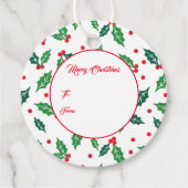 kerstcadeau-Label Bedankjes Labels (Voorkant)