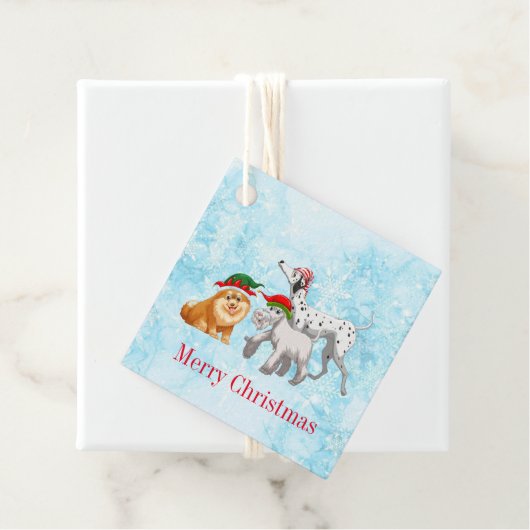 kerstcadeau-Label Bedankjes Labels (In situ)